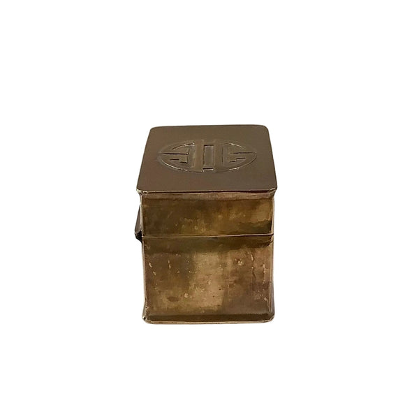 Vintage Brass Hinged Box