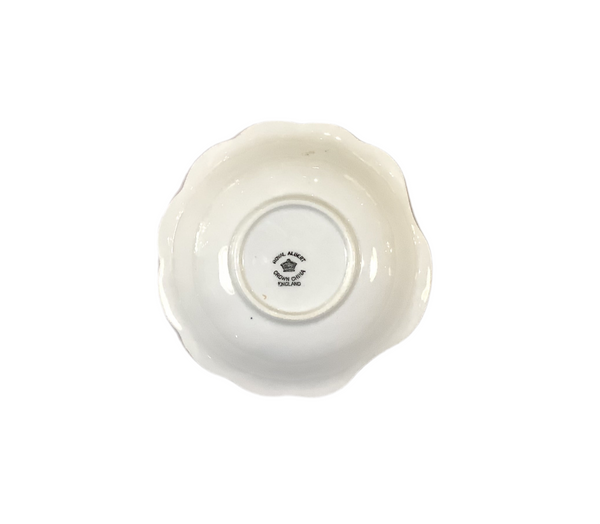 Vintage Petite Mikado Scalloped Nappy Bowl