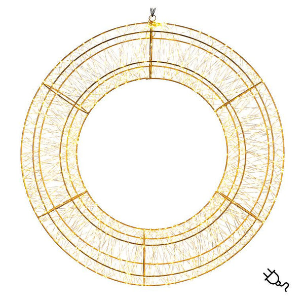 Large Micro LED Wreath