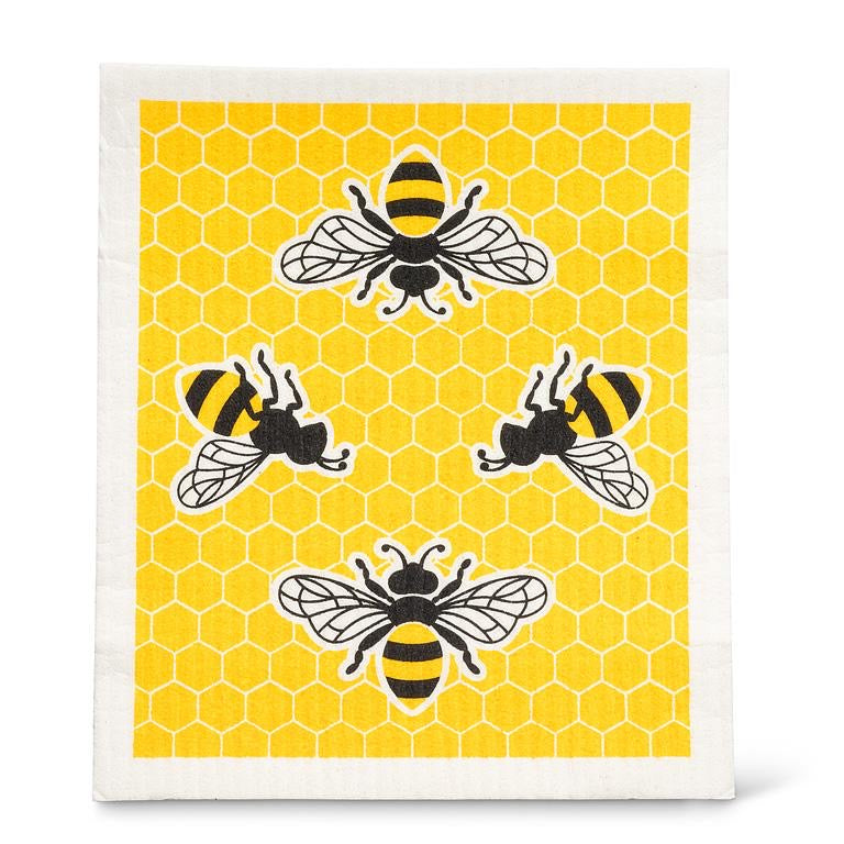 Bees Swedish Dishcloth