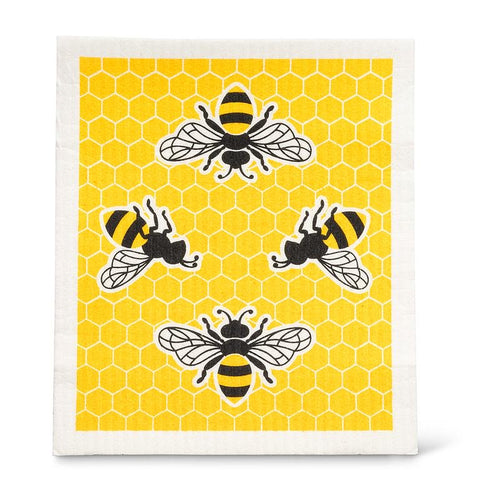 Bees Swedish Dishcloth