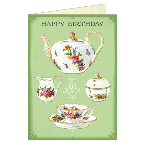 Happy Birthday Tea Card