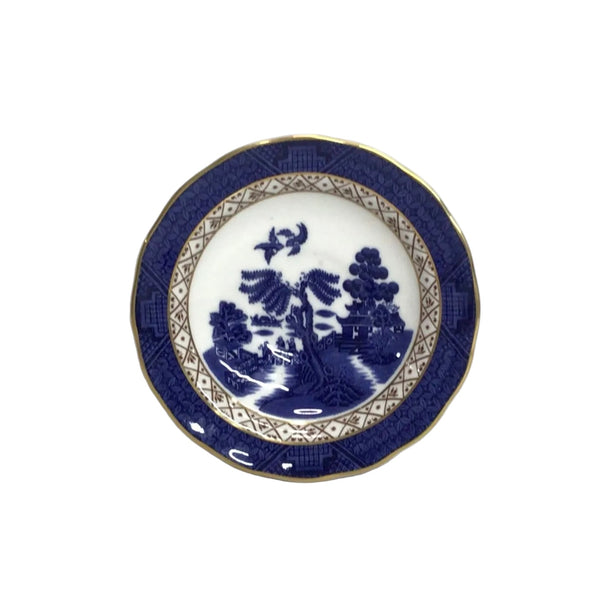 Vintage "Real Old Willow" Booths England Bowl & Plate Set