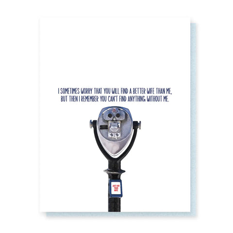 A Better Wife Greeting Card