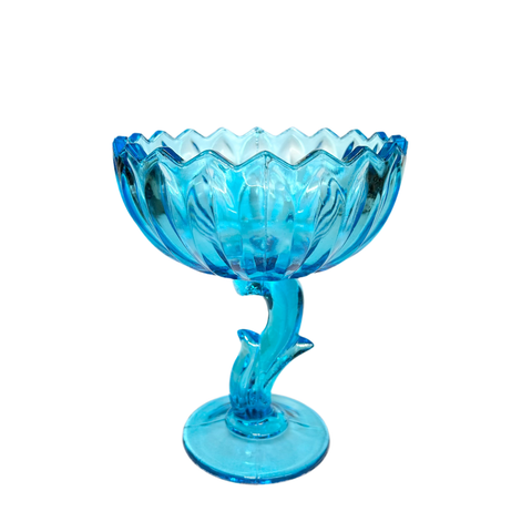 Vintage Blue Comport