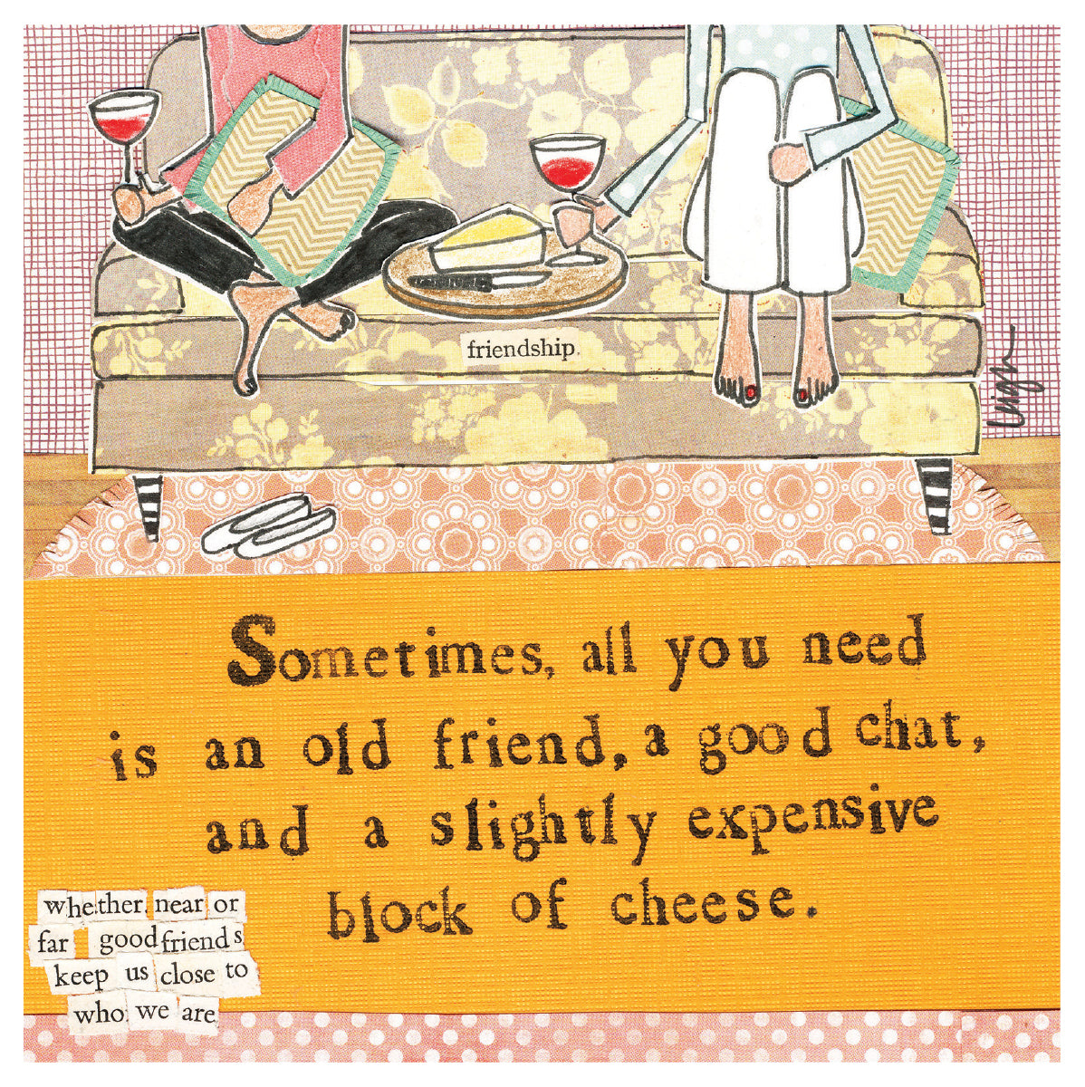 Block Of Cheese Card