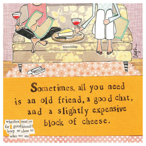 Block Of Cheese Card