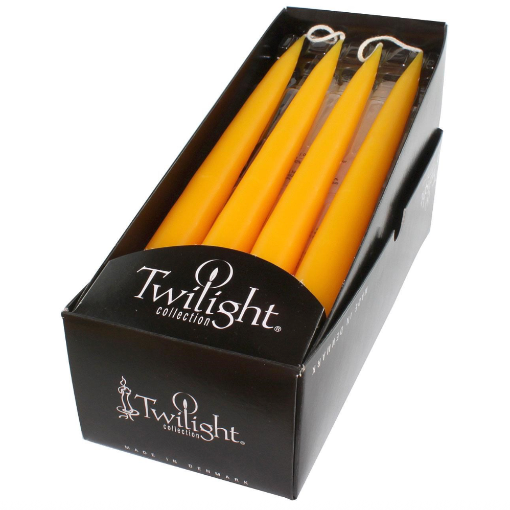 Candles - Tapers 12" Bright Yellow