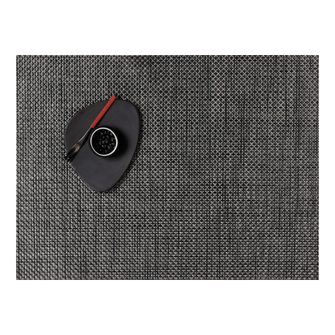 Chilewich Basketweave Rectangle Placemat - Carbon