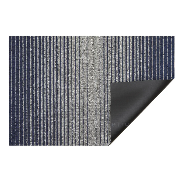 Chilewich Indoor/Outdoor Domino Shag Floor Mat - Denim