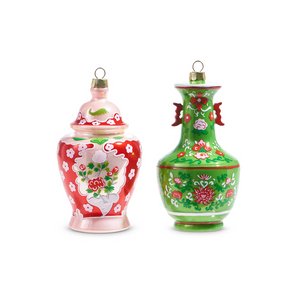 Chinoiserie Jar Ornament (2 styles)
