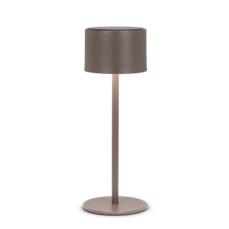 Classic Solar LED Table Lamp - Newport Wicker