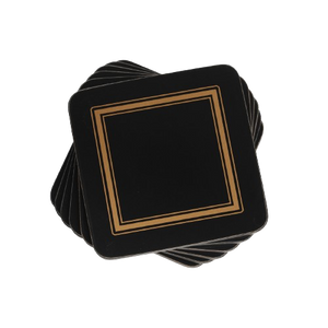 Pimpernel Classic Black Coasters Set of 6