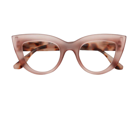 Claudia Reading Glasses Pink Havana