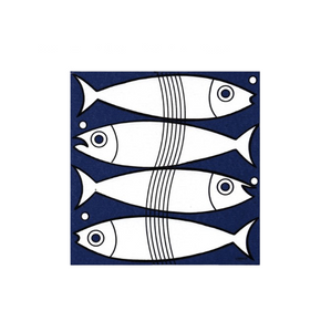 Cocktail Napkins - Françoise Paviot - Fish