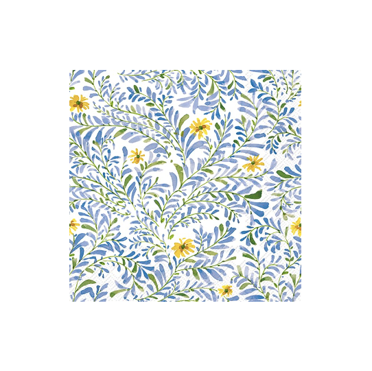 Cocktail Napkins - Lovely Branches Blue