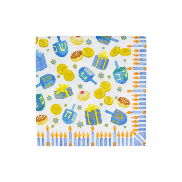 Cocktail Napkins - Dreidel, Dreidel, Dreidel