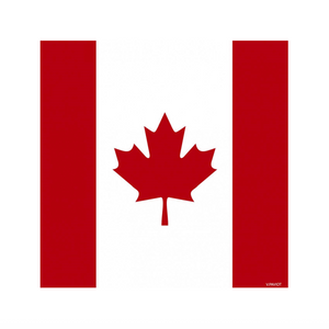 Cocktail Napkins - Françoise Paviot - Canadian Flag