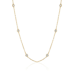 Crystal & Gold Necklace