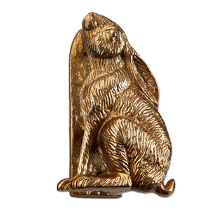 Antique Brass Rabbit Door Knocker