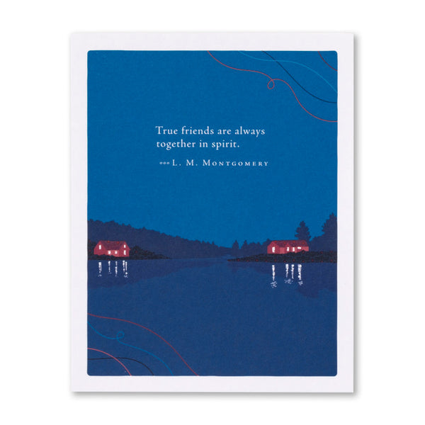 True Friends Are Always Together Card