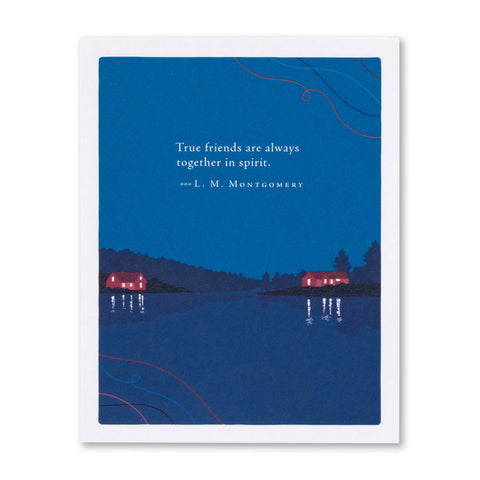 True Friends Are Always Together Card