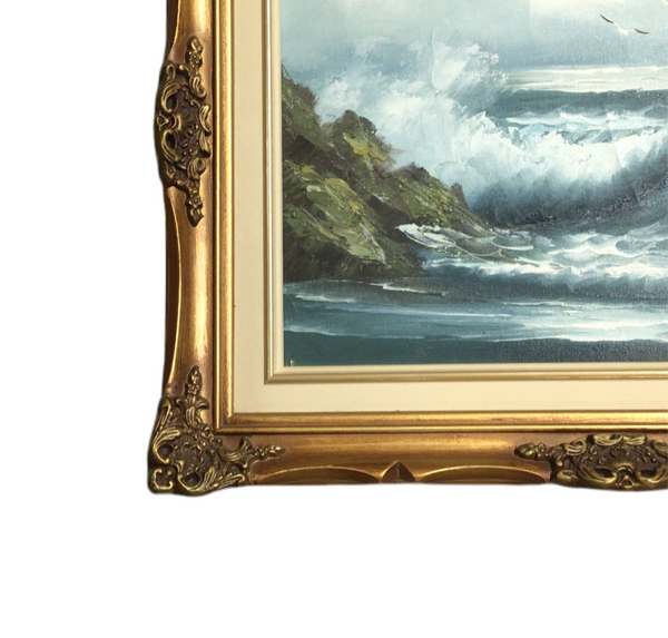 Original Seascape Framed Painting