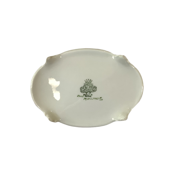 Vintage Porcelain “JL Menau, Graf Von Henneberg” Porcelain Lidded Trinket Box