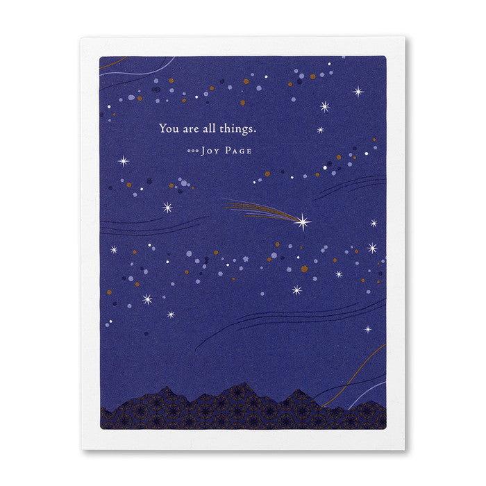 You Are All Things Card