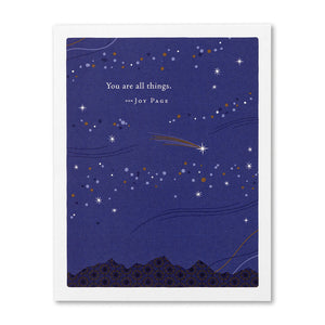You Are All Things Card