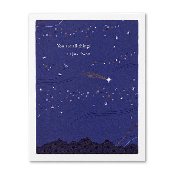 You Are All Things Card