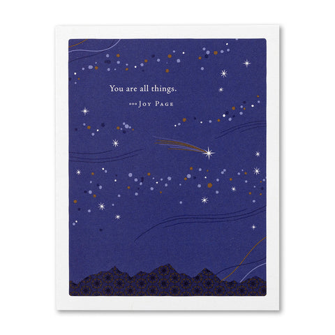 You Are All Things Card