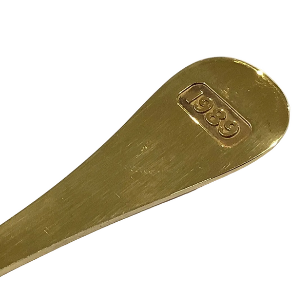 Vintage George Jensen “1989” Annual Sterling Silver Spoon