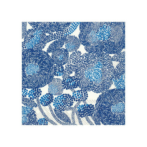 Cocktail Napkins - Marimekko Mynsteri Cream Blue