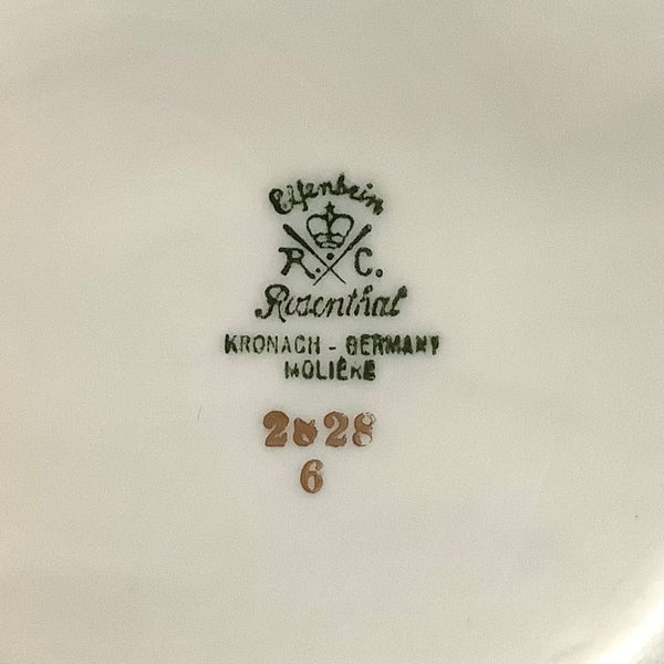 Vintage Rosenthal Moliere Germany Floral Footed Dish