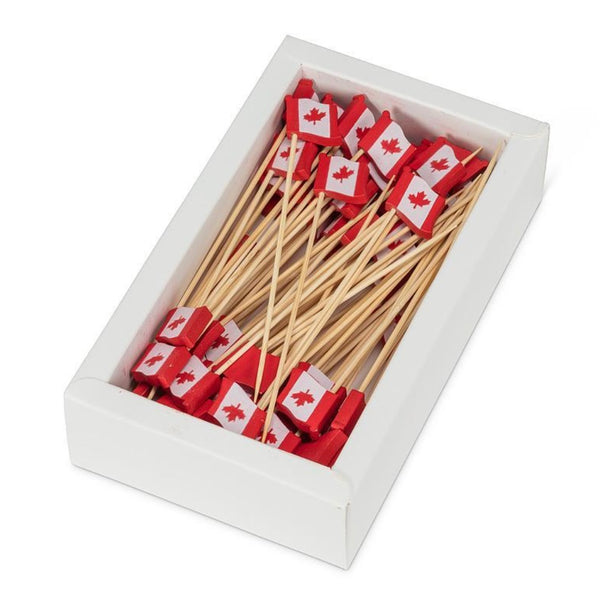 Canada Flag Picks - 80 Pieces