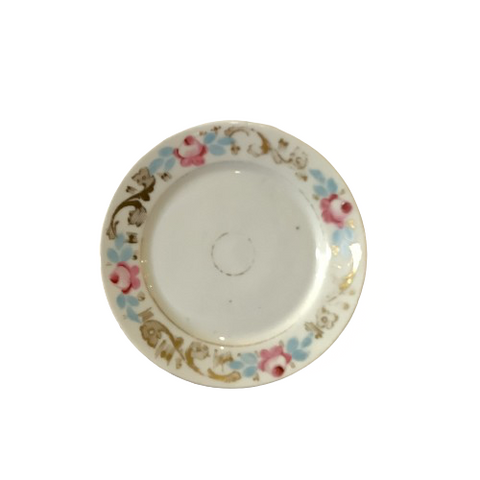 Vintage Floral Plate
