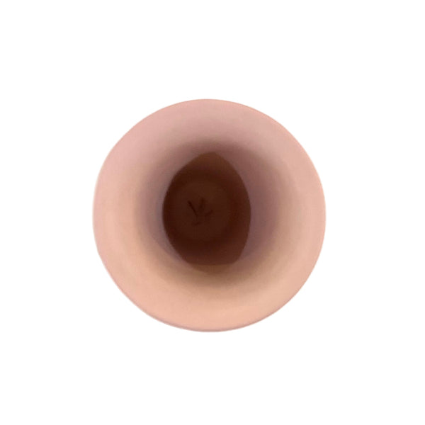 Vintage Jasperware-Style Pink Pottery Vase