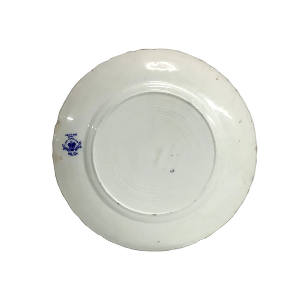 Vintage “Flow Blue” Dinner Plate