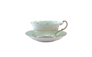 Vintage Bone China Footed Tea Cup & Saucer