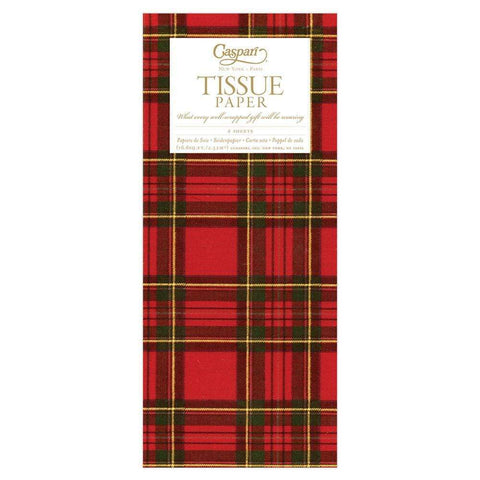 Royal Plaid Tissue Paper