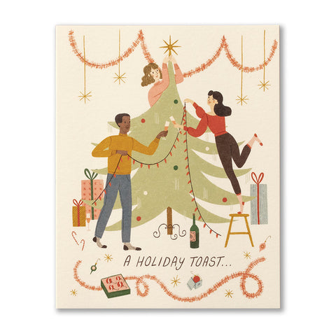 A Holiday Toast Card