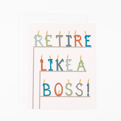 Retire Like A Boss Card