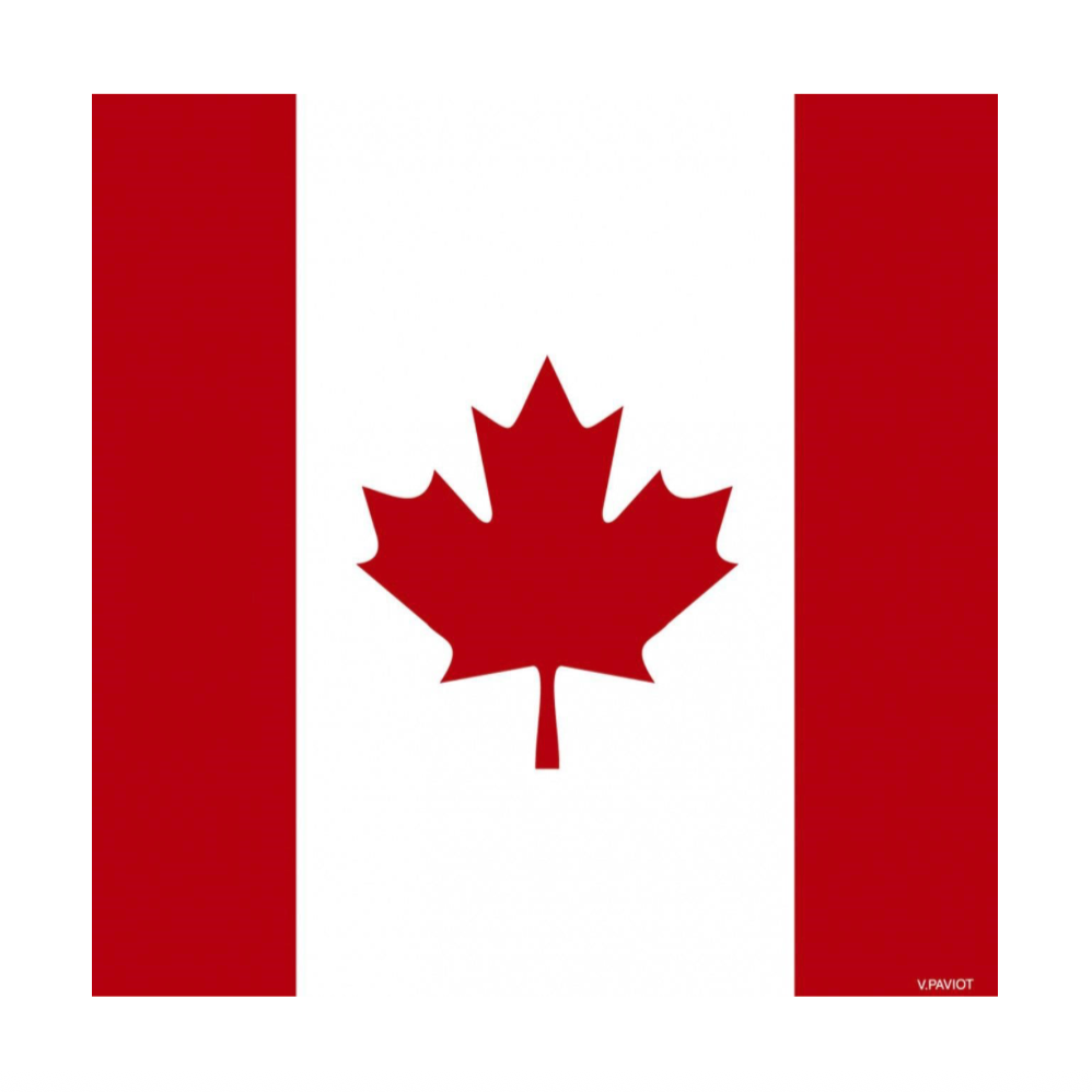 Dinner Napkins - Françoise Paviot - Canadian Flag