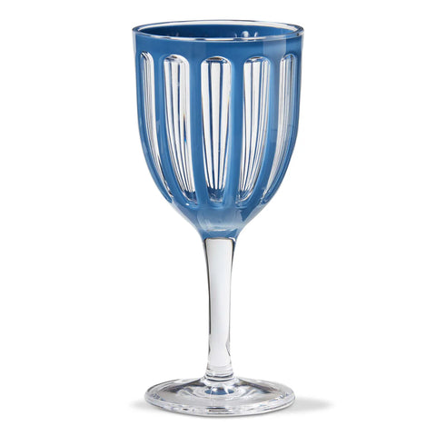 Villa Acrylic All Purpose Wine Glass - Denim Blue