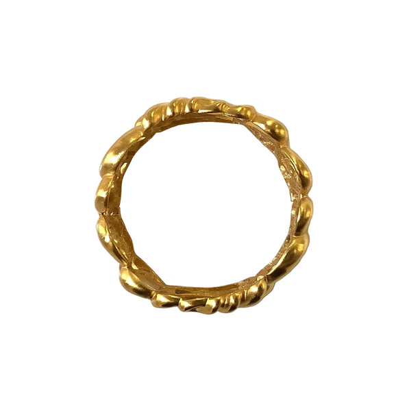 Vintage Anne Klein Matte Gold Bangle