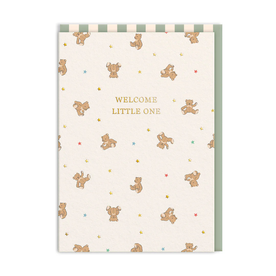 Welcome Little One Bears Card