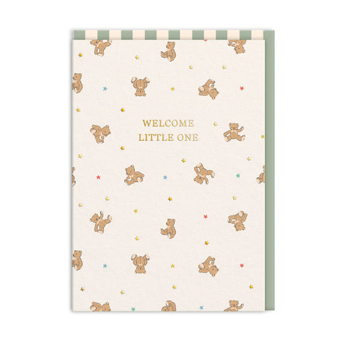 Welcome Little One Bears Card