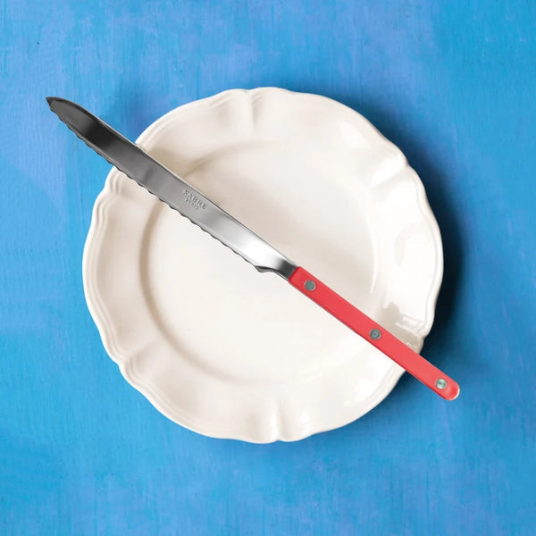 Sabre Bistrot Bread Knife - Red
