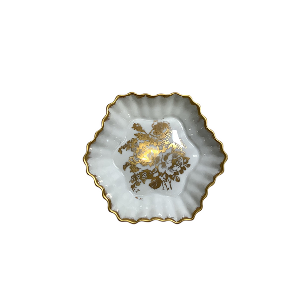 Vintage Porcelain Footed Dish
